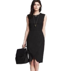 Banana Republic Black Asymmetrical Dress